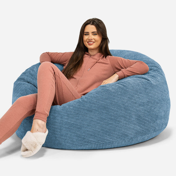 Mammoth Bean Bag Sofa - Pom Pom Sky Blue 01