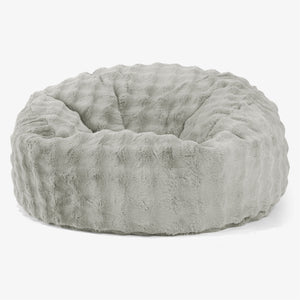 Mammoth Bean Bag Sofa - Bubble Faux Fur Sage Green