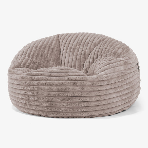 Mammoth Bean Bag Sofa - Ultra Plush Cord Minky 01