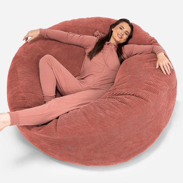 Mega Mammoth Bean Bag - Pom Pom Pumpkin Orange 01
