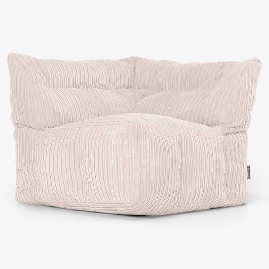 modular-sofa-bean-bag-left-corner-section-cord-ivory 02