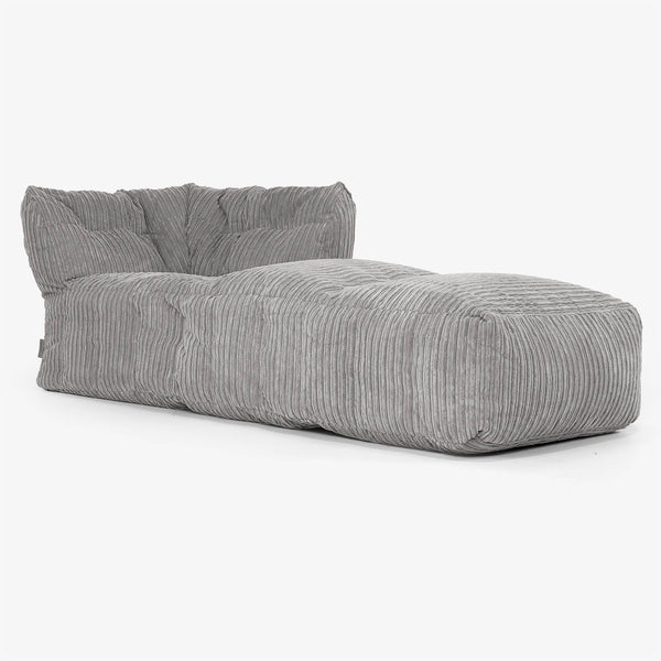 modular-sofa-bean-bag-right-chaise-section-cord-graphite-grey 01