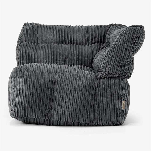 modular-sofa-bean-bag-right-corner-section-cord-black 01