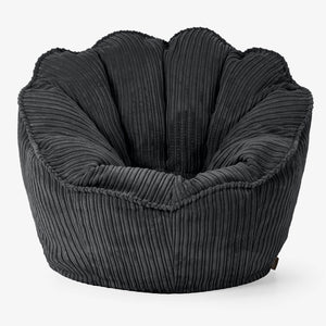 Natalia Sacco Bean Bag Chair - Cord Black