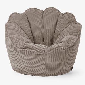 Natalia Sacco Bean Bag Chair - Cord Dovetail Grey