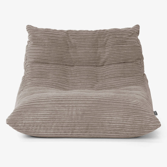 Noah Floor Chair Bean Bag - Cord Dovetail Grey 01