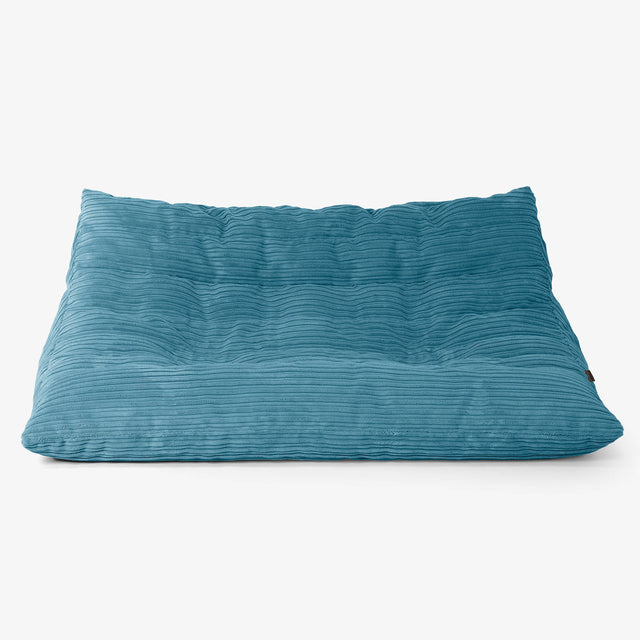 Noah Floor Sofa Bean Bag - Cord Aegean 01