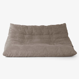 Noah Floor Sofa Bean Bag - Cord Dovetail Grey