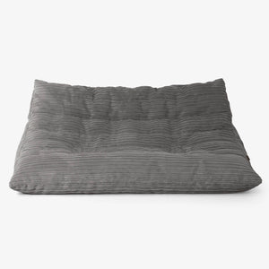 Noah Floor Sofa Bean Bag - Cord Graphite Grey