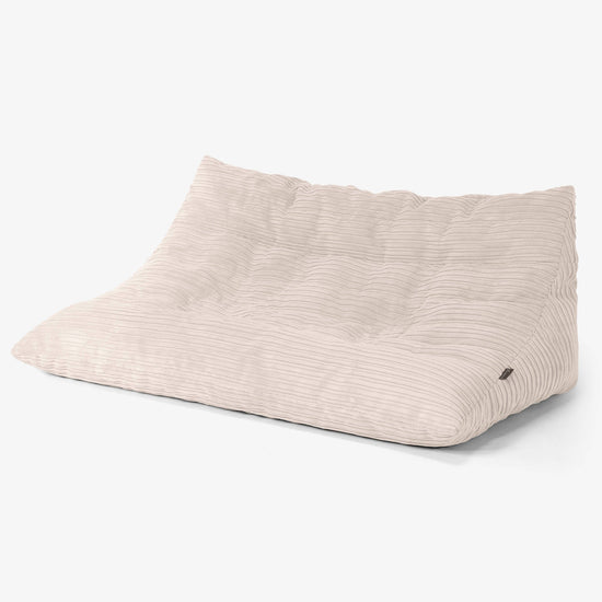 Noah Floor Sofa Bean Bag - Cord Ivory 02