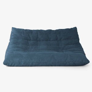 Noah Floor Sofa Bean Bag - Cord Navy Blue