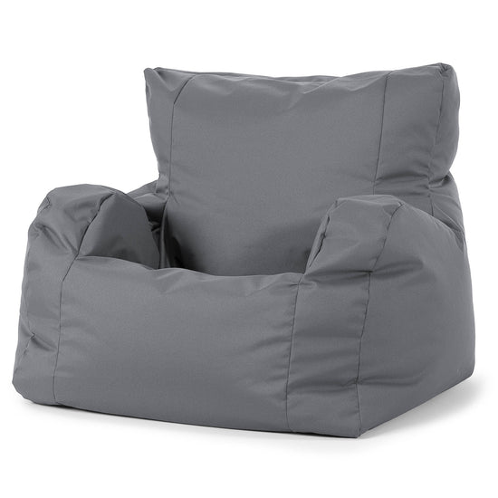 Josephine Bean Bag Armchair - Outdoor Easy Care Dark Grey 01