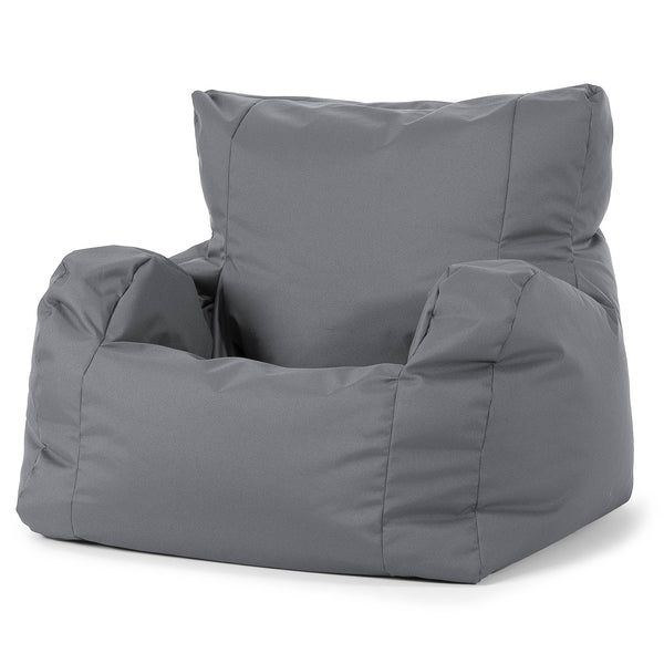 Josephine Bean Bag Armchair - Outdoor Easy Care Dark Grey 01