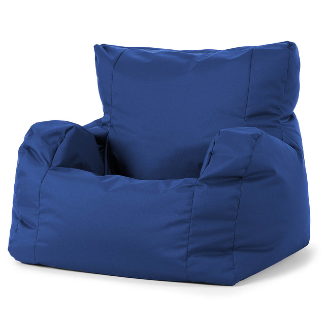 Josephine Bean Bag Armchair - Outdoor Easy Care Navy Blue 01