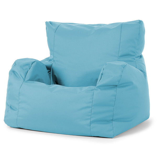 Josephine Bean Bag Armchair - Outdoor Easy Care Turquoise Blue 01