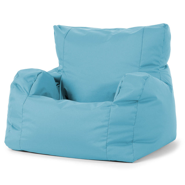 Josephine Bean Bag Armchair - Outdoor Easy Care Turquoise Blue 01