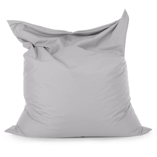 XL Pillow Beanbag - Outdoor Easy Care Silver Grey 01