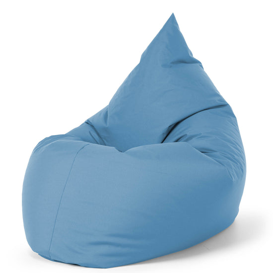 XL Pillow Beanbag - Outdoor Easy Care Turquoise Blue 02