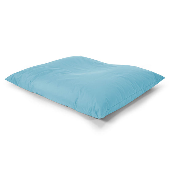XL Pillow Beanbag - Outdoor Easy Care Turquoise Blue 03