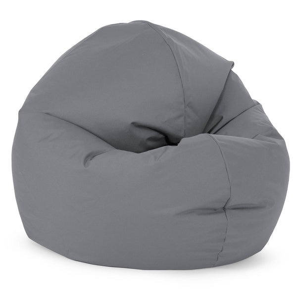 Flexforma Junior Children's Bean Bag Chair 2-14 yr - Outdoor Easy Care Dark Grey 01