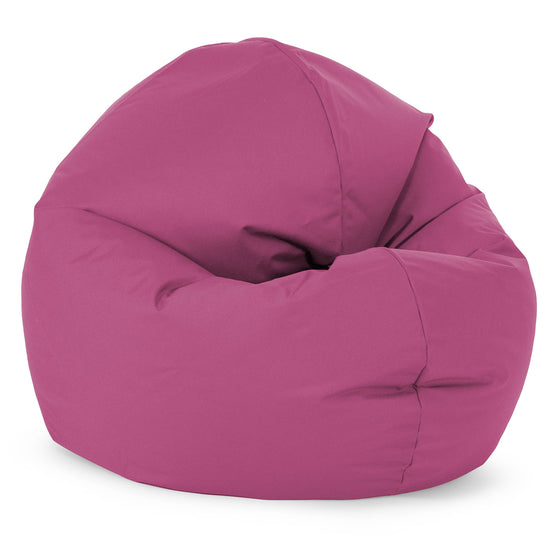 Flexforma Junior Children's Bean Bag Chair 2-14 yr - Outdoor Easy Care Pink 01