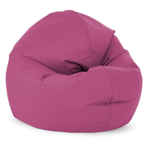 Flexforma Junior Children's Bean Bag Chair 2-14 yr - Outdoor Easy Care Pink 01