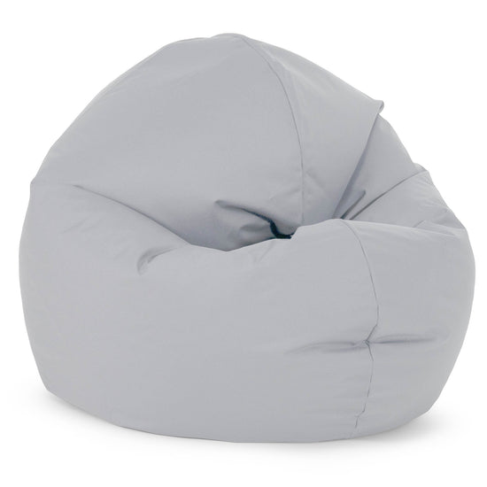 Flexforma Junior Children's Bean Bag Chair 2-14 yr - Outdoor Easy Care Silver Grey 01