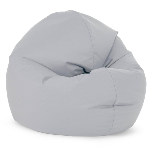 Flexforma Junior Children's Bean Bag Chair 2-14 yr - Outdoor Easy Care Silver Grey 01
