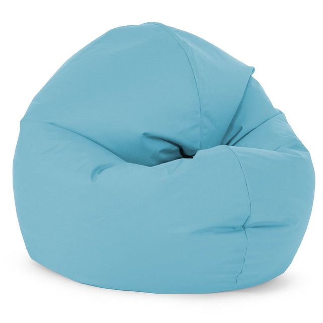Flexforma Junior Children's Bean Bag Chair 2-14 yr - Outdoor Easy Care Turquoise Blue 01