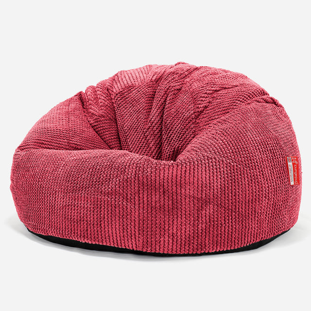 Classic Bean Bag Chair - Pom Pom Pumpkin Orange 01