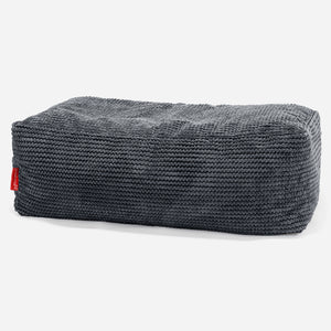 Large Footstool - Pom Pom Black
