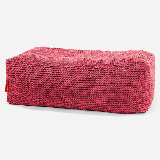 Large Footstool - Pom Pom Pumpkin Orange 01