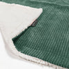 Sherpa Throw / Blanket - Pom Pom Emerald Green 01