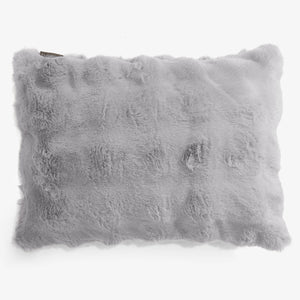 Rectangular Scatter Cushion Cover 35 x 50cm - Bubble Faux Fur Grey