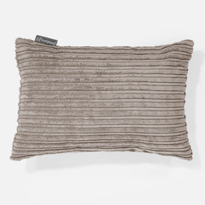 Rectangular Scatter Cushion Cover 35 x 50cm - Cord Dovetail Grey