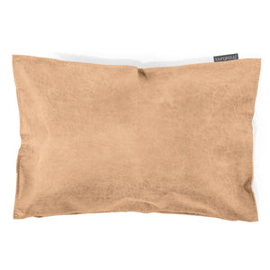 Decorative Rectangular Cushion Cover 35 x 50cm - Distressed Leather Honey Brown