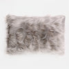 Rectangular Scatter Cushion Cover 35 x 50cm - Mongolian Fur Grey