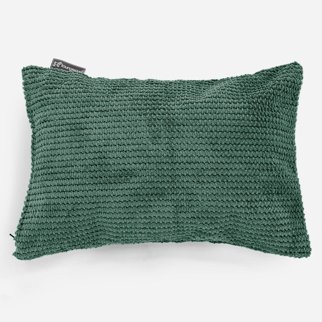 Rectangular Scatter Cushion Cover 35 x 50cm - Pom Pom Emerald Green 01