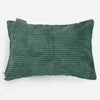 Rectangular Scatter Cushion Cover 35 x 50cm - Pom Pom Emerald Green 01