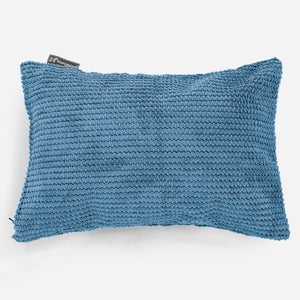 Rectangular Scatter Cushion Cover 35 x 50cm - Pom Pom Sky Blue