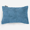 Rectangular Scatter Cushion Cover 35 x 50cm - Pom Pom Sky Blue 01