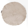 Round Scatter Cushion Cover 50cm - Pom Pom Ivory 01