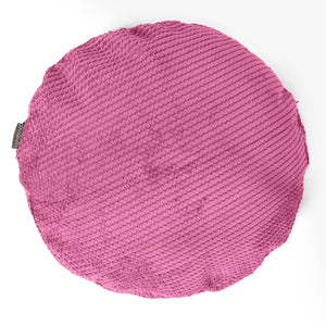Round Scatter Cushion Cover 50cm - Pom Pom Pink