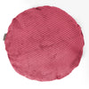 Round Scatter Cushion Cover 50cm - Pom Pom Pastel Red 01