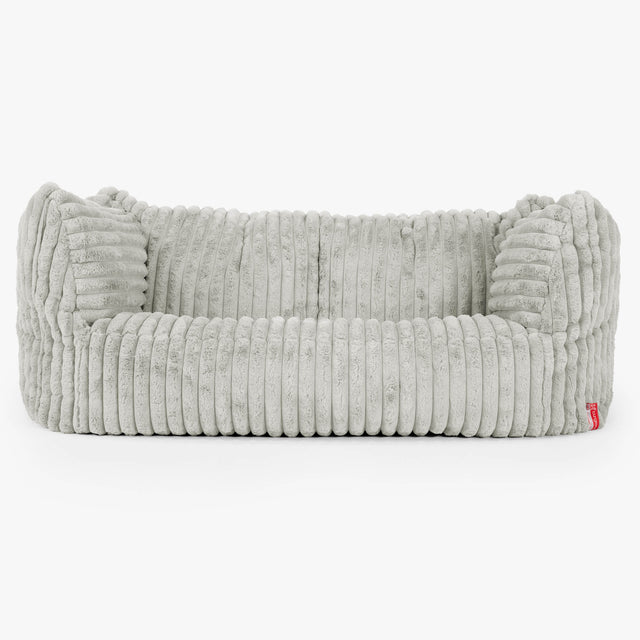 Ruben Bean Bag Sofa - Ultra Plush Cord Sage Green 01