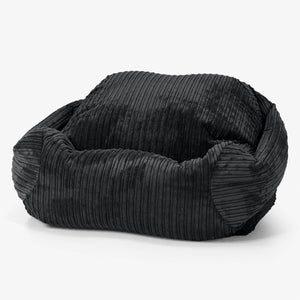 Sabine Bean Bag Armchair - Cord Black