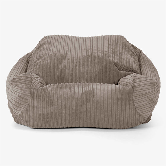 Sabine Bean Bag Armchair - Cord Dovetail Grey 02