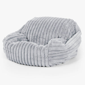 Sabine Bean Bag Armchair - Ultra Plush Cord Duck Egg Blue