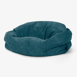 Sabine Bean Bag Sofa - Cord Teal Blue