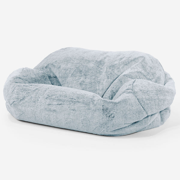 Sabine Bean Bag Sofa Replacement Cover - Fluffy Faux Fur Rabbit 01